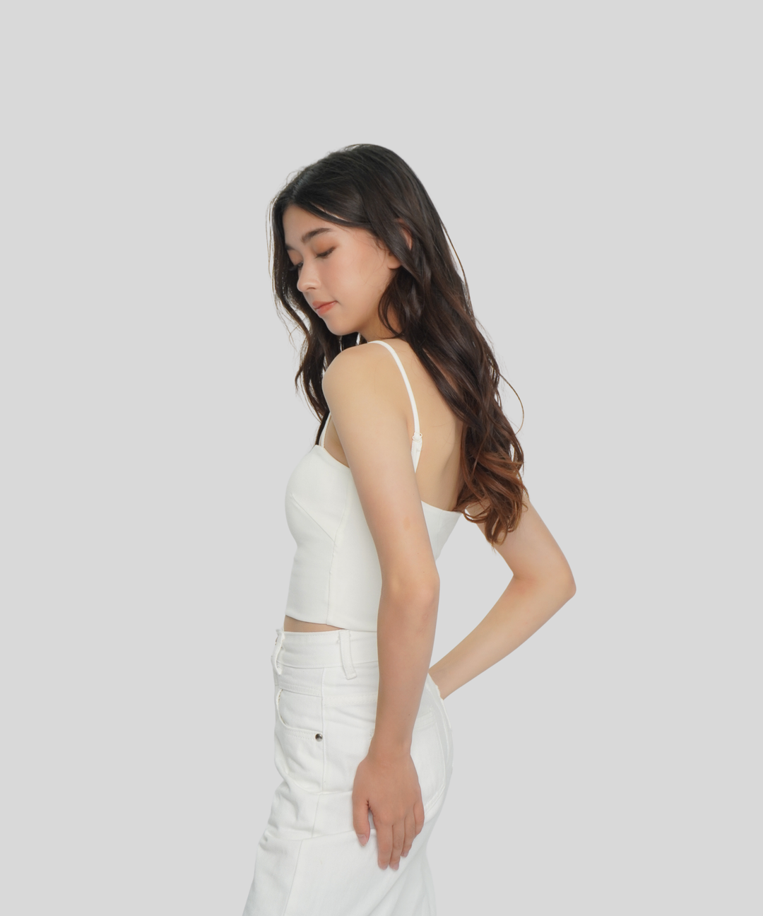 Cropped Padded Camisole Top