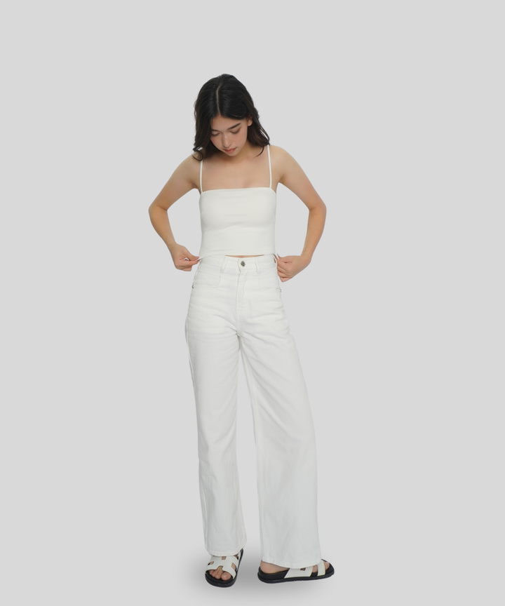 Cropped Padded Camisole Top