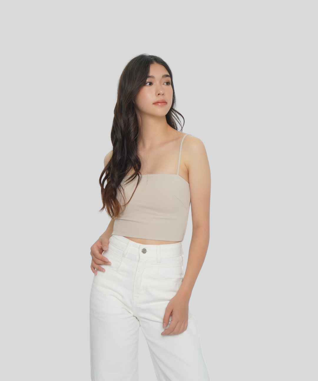 Cropped Padded Camisole Top