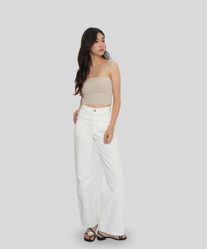 Cropped Padded Camisole Top