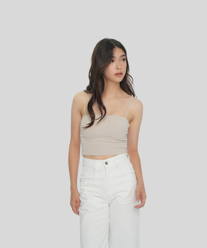 Cropped Padded Camisole Top