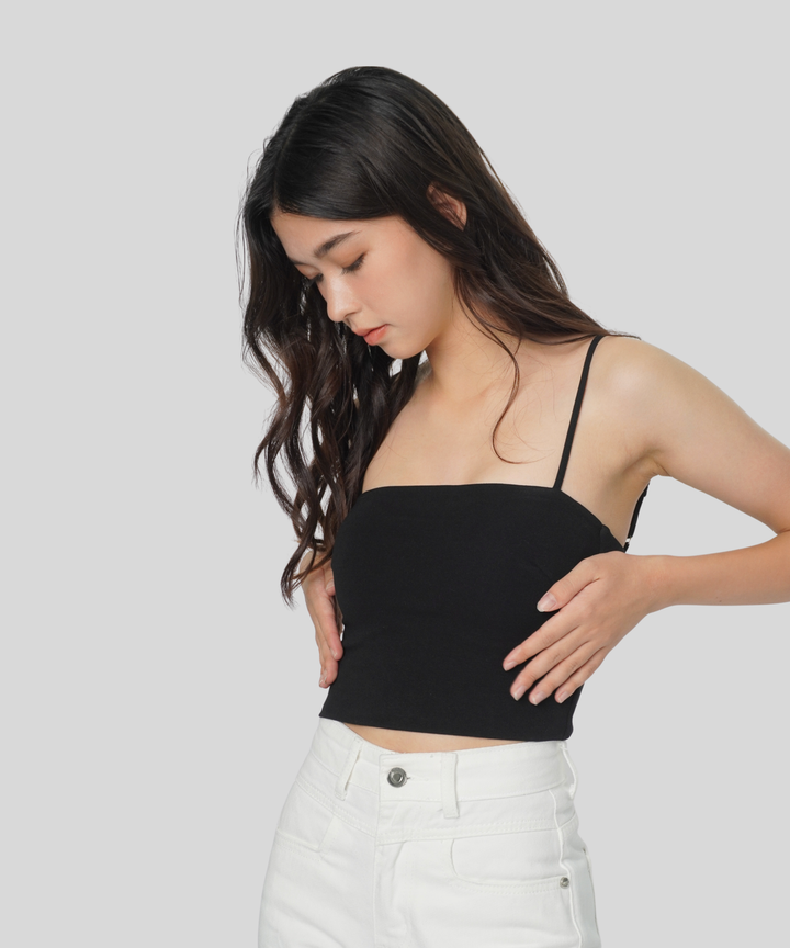 Cropped Padded Camisole Top