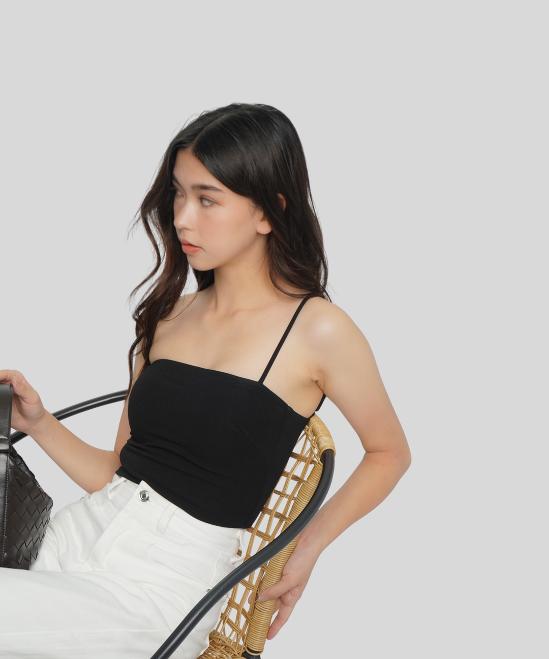 Cropped Padded Camisole Top