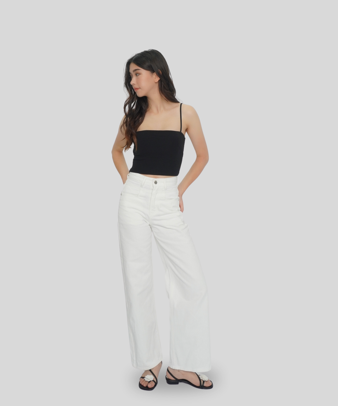 Cropped Padded Camisole Top