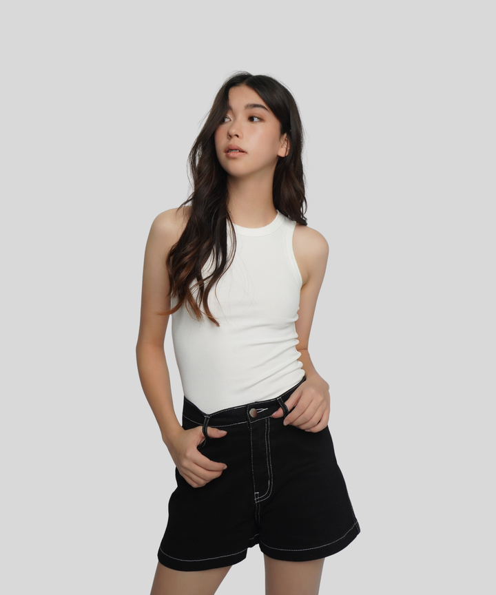 Contrast Stitch Shorts