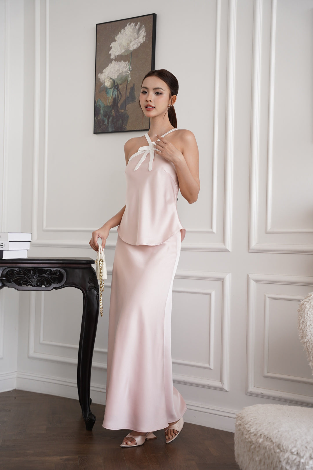 Anne Satin Skirt