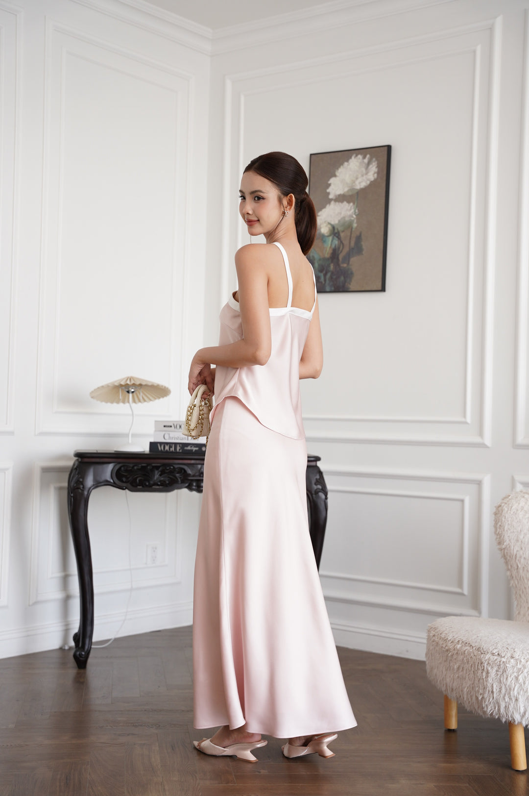 Anne Satin Skirt