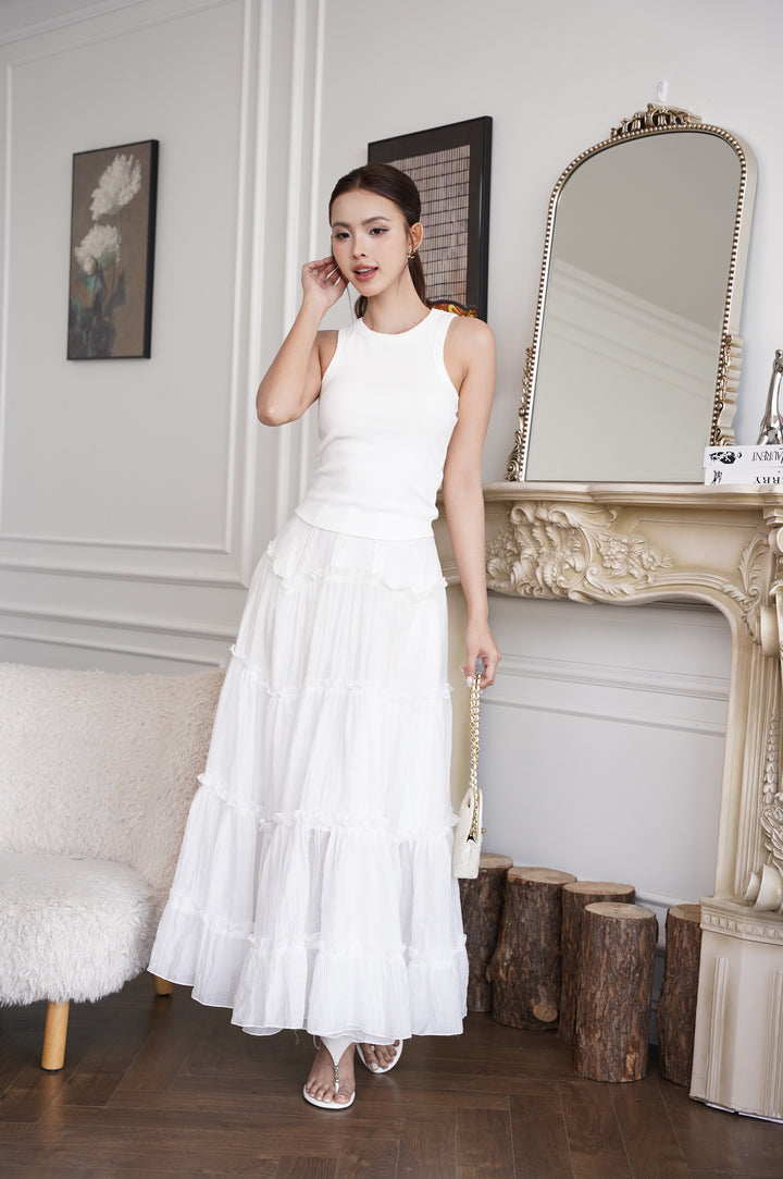 Lila Tiered Maxi Skirt