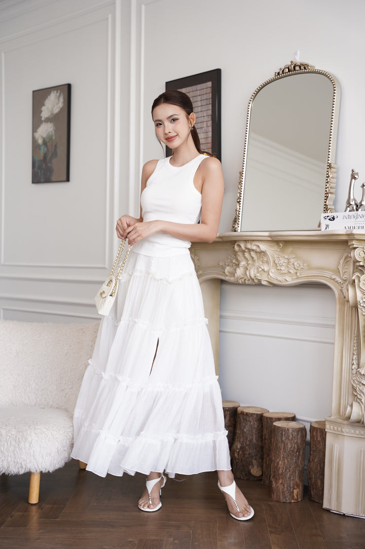 Lila Tiered Maxi Skirt