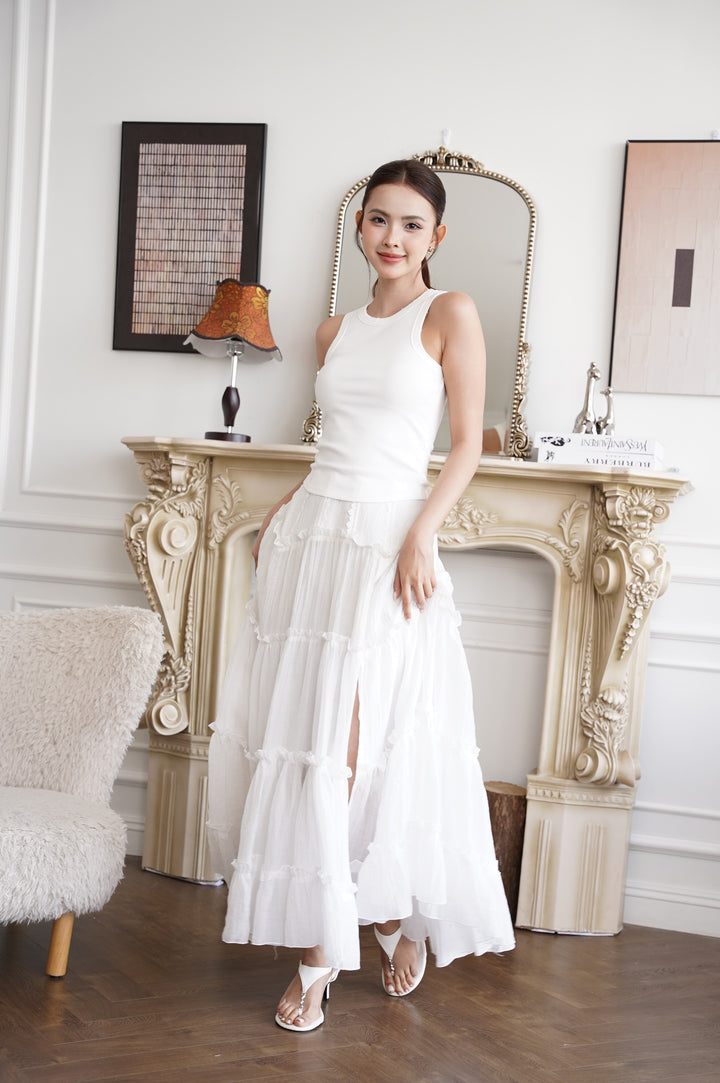 Lila Tiered Maxi Skirt