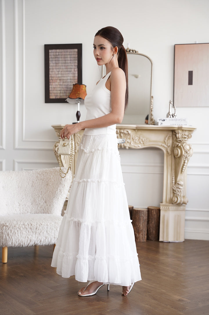 Lila Tiered Maxi Skirt