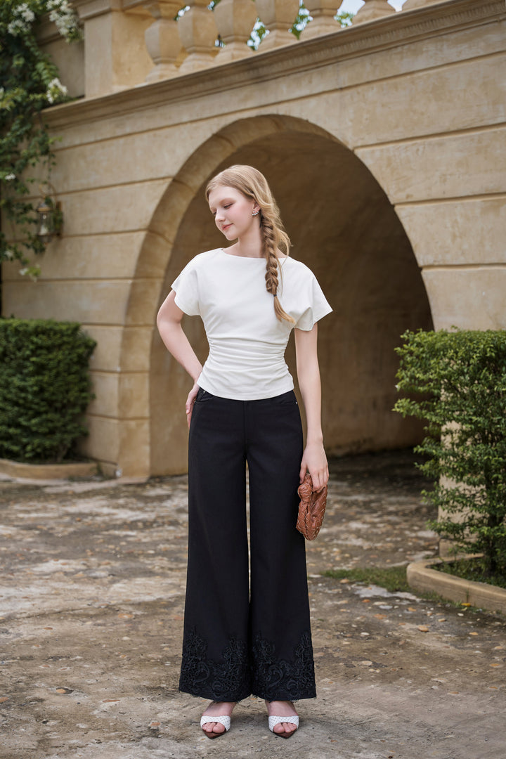 Jenner Laced Hem Jeans