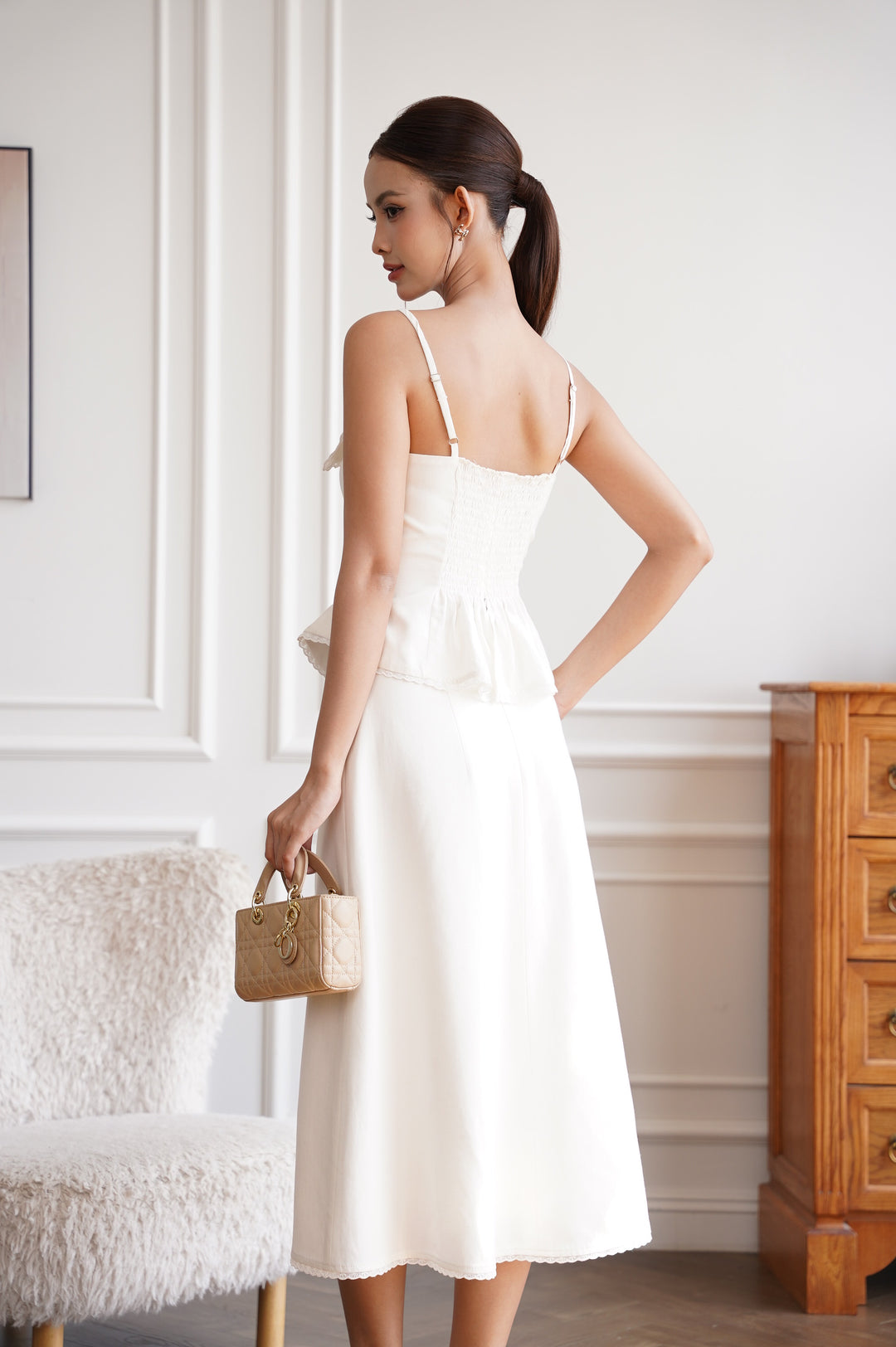 Primrose Lace Linen Top
