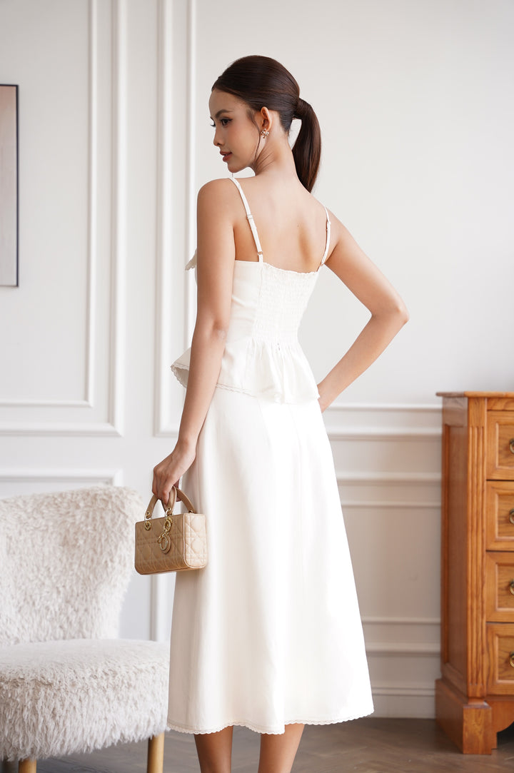 Primrose Lace Linen Top