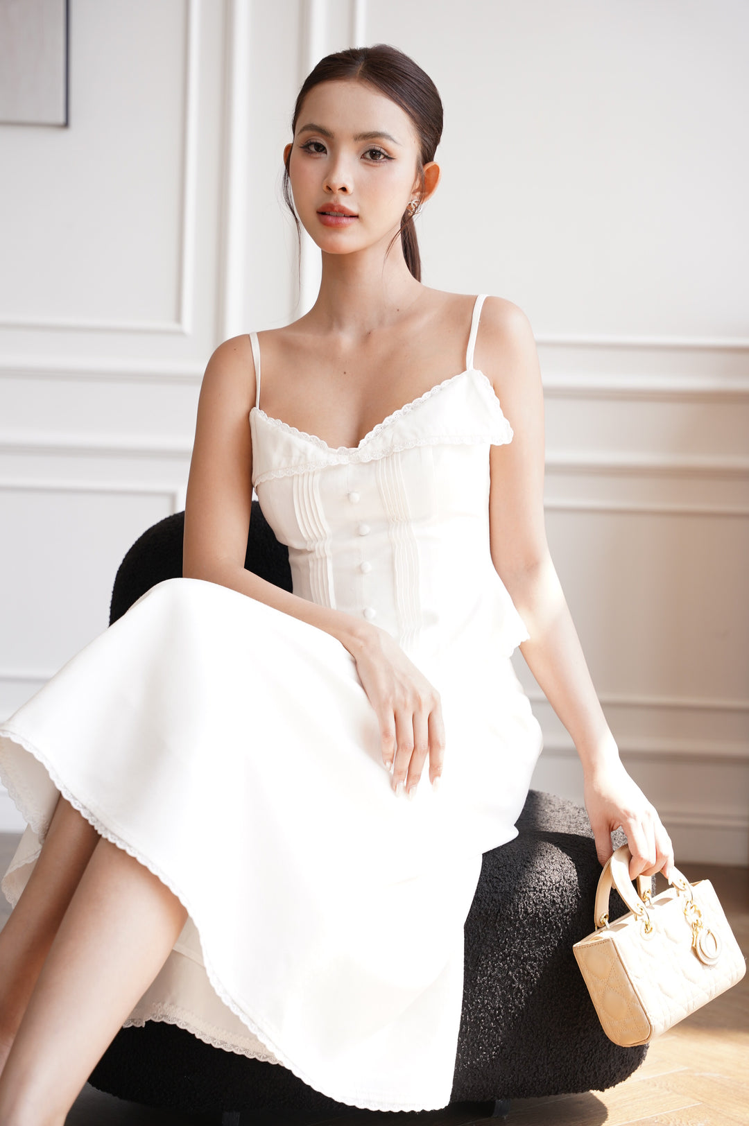 Primrose Lace Linen Top