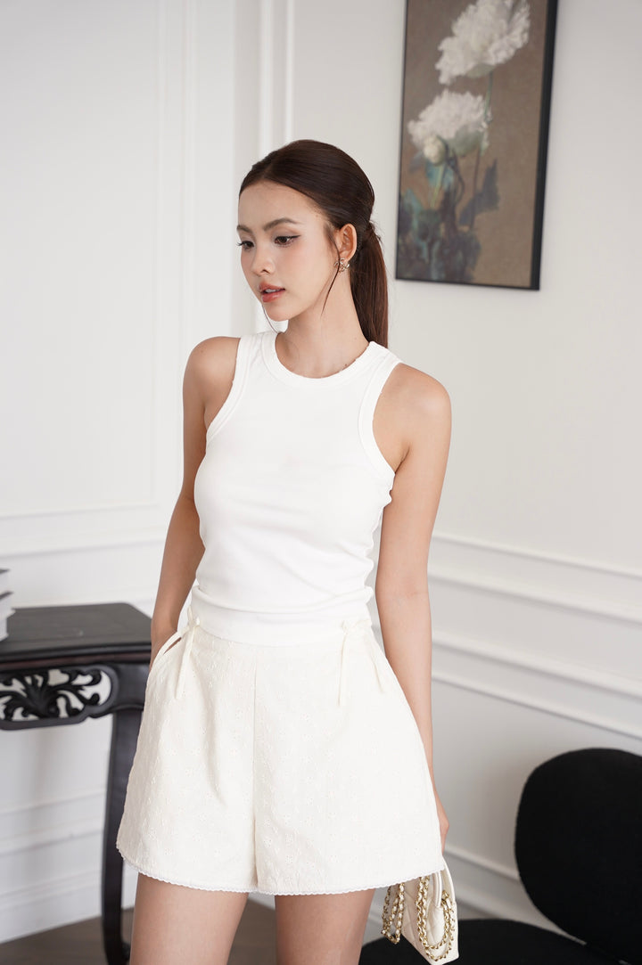 Willow Laced Linen Shorts