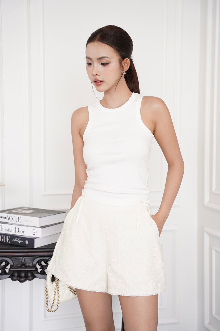 Willow Laced Linen Shorts